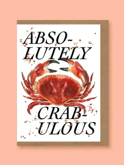 Studio Frewb. Absolutely Crabulous Greetings Card- Valentine's Day|Greeting Cards
