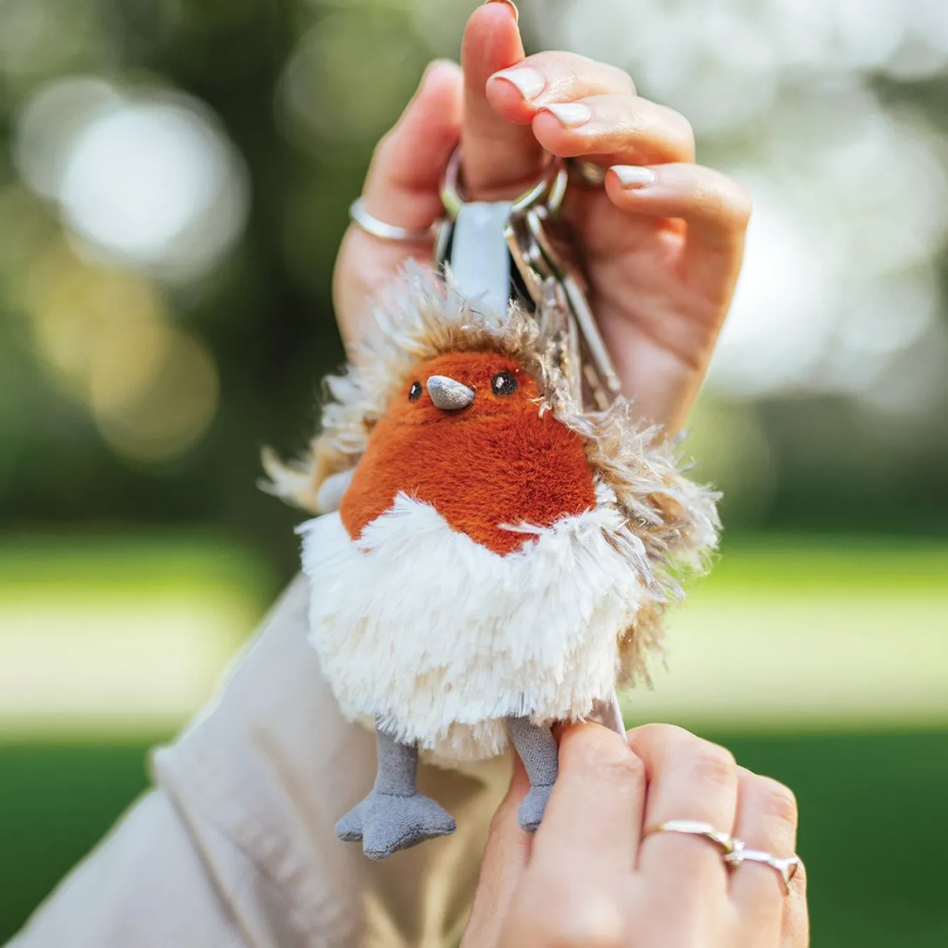 Wrendale Designs 'Adele' Plush Character Keyring- Plush & Felt Animals