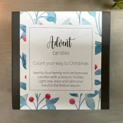 Cotton & Grey Advent Candles - Berry- Christmas|Seasonal Decor