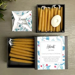 Cotton & Grey Advent Candles - Berry- Christmas|Seasonal Decor