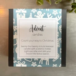 Cotton & Grey Advent Candles - Reindeer- Christmas|Advent