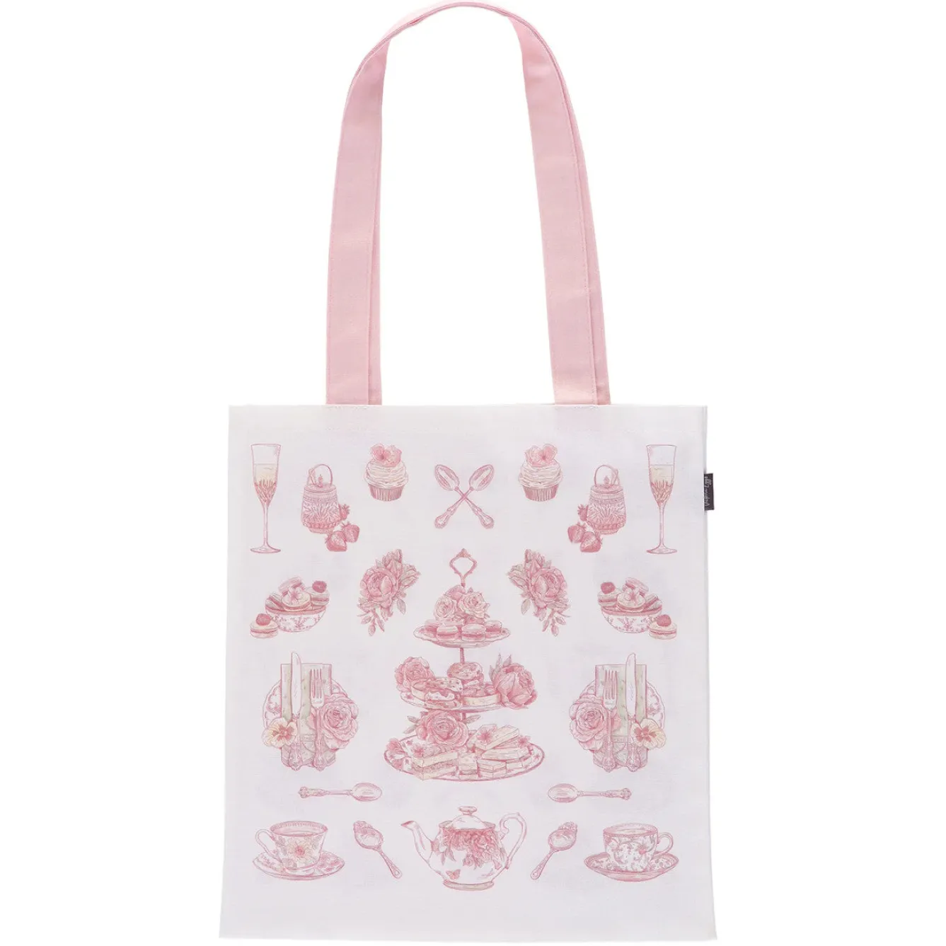 Victoria Eggs Afternoon Tea Canvas Tote Bag- Bags