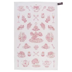 Victoria Eggs Afternoon Tea Tea Towel- Tea|Tea Towels