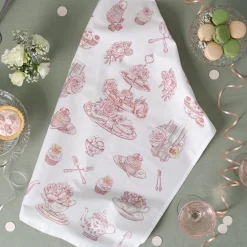 Victoria Eggs Afternoon Tea Tea Towel- Tea|Tea Towels