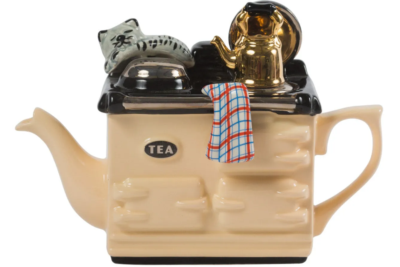 Ceramic Inspirations Aga One Cup Teapot - Cream- Tea|Teapots