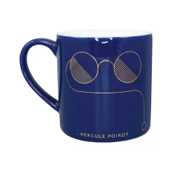 Half Moon Bay Agatha Christie "Little Grey Cells" Ceramic Mug- Whimsical