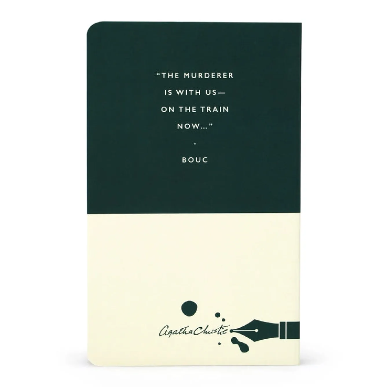 Half Moon Bay Agatha Christie "Murder On The Orient Express" Pocket Notebook- Stationery