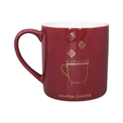 Half Moon Bay Agatha Christie "Tea and Scandal" Ceramic Mug- Whimsical