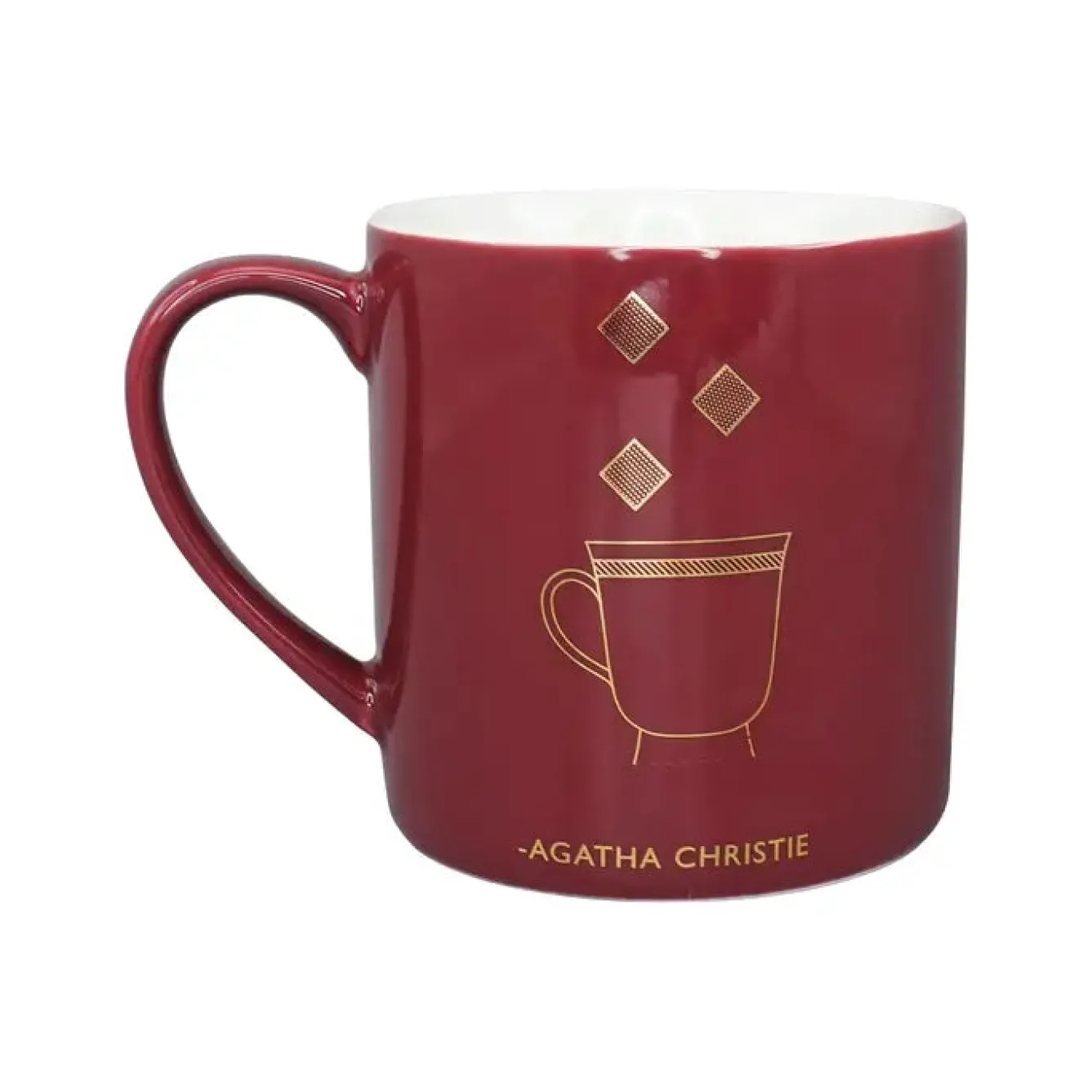 Half Moon Bay Agatha Christie "Tea and Scandal" Ceramic Mug- Whimsical
