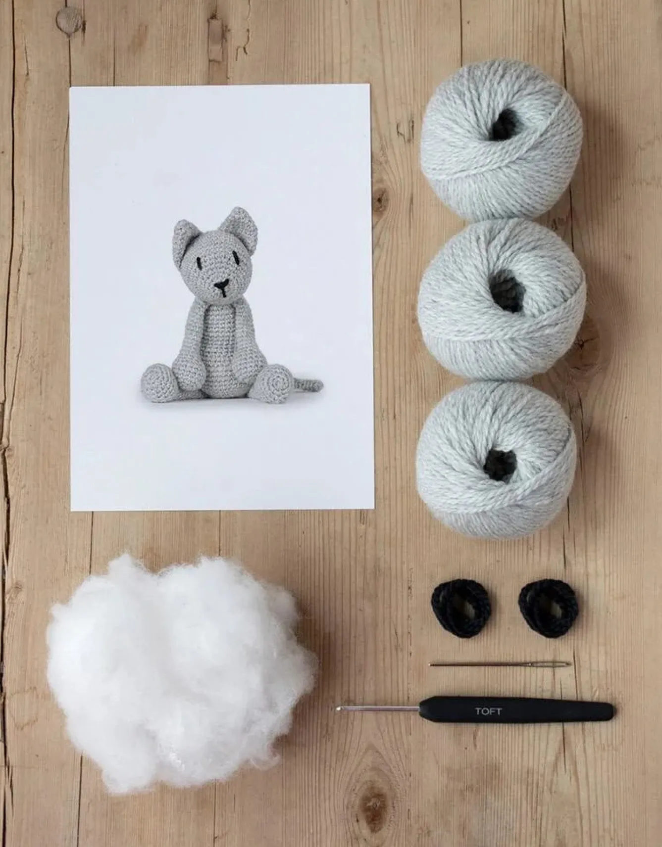 Toft Crafts Alexandre the Cat Crochet Kit- Crafts