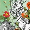 Madame Treacle Alice In Wonderland Nearly Ten to Two Greetings Card- Greeting Cards