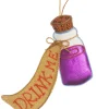 St. Nicolas Alice in Wonderland Potion Bottle Decoration- Christmas Decorations|Seasonal Decor