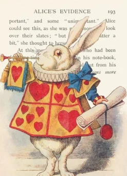 Madame Treacle Alice In Wonderland - The Announcement Greetings Card- Greeting Cards