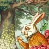 Madame Treacle Alice In Wonderland - The Cheshire Cat Greetings Card- Greeting Cards