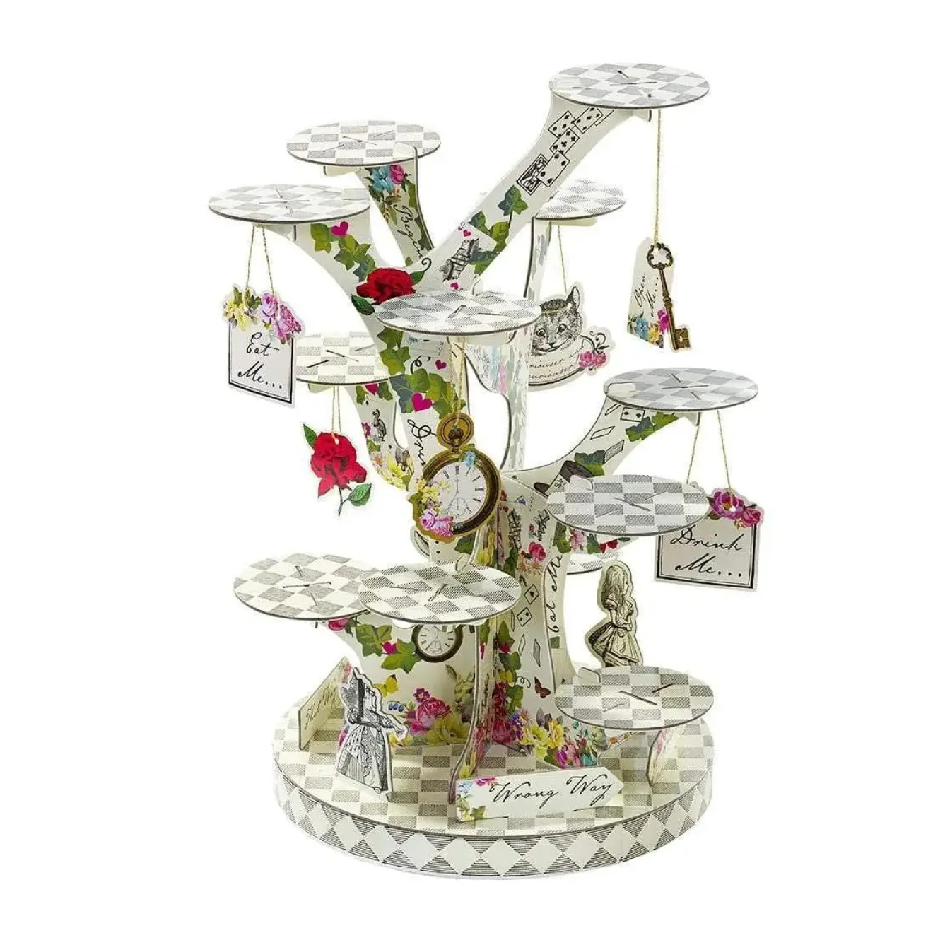 Talking Tables Alice in Wonderland Tree Shaped Cake Stand- Serving Plates & Boards