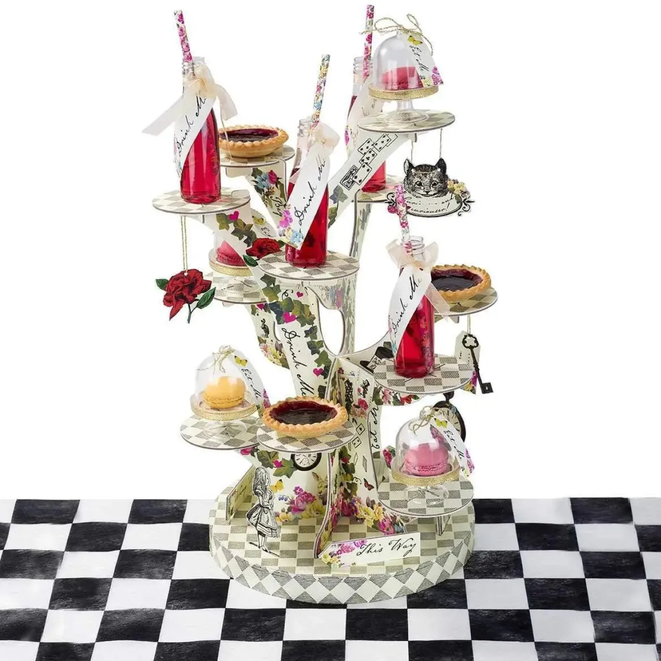 Talking Tables Alice in Wonderland Tree Shaped Cake Stand- Serving Plates & Boards