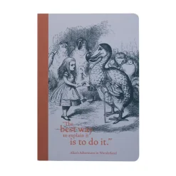 Half Moon Bay Alice's Adventures in Wonderland A5 Notebook- Stationery