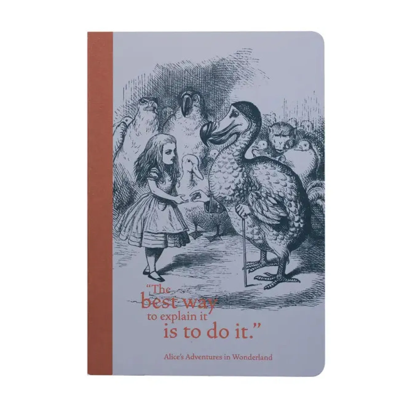 Half Moon Bay Alice's Adventures in Wonderland A5 Notebook- Stationery