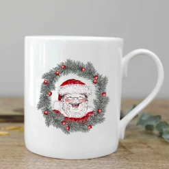Toasted Crumpet All Things Jolly (Santa) Fine Bone China Mug in a Gift Box- Christmas
