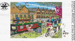 GB Jigsaws Ltd Along the Towpath 1000 Piece Jigsaw Puzzle- Puzzles
