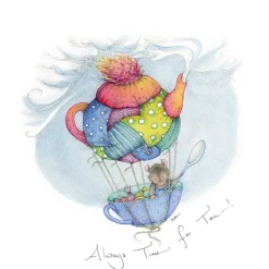 Moongazer Cards Always Time For Tea . . .! Greeting Card- Greeting Cards
