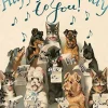 Madame Treacle . . . And We All Sing Together! Birthday Card- Greeting Cards