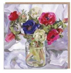 Paper Shed Design Anemones  Greetings Card- Greeting Cards