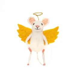 Sew Heart Felt Angel Gabriel Mouse Felt Decoration- Seasonal Decor|Children