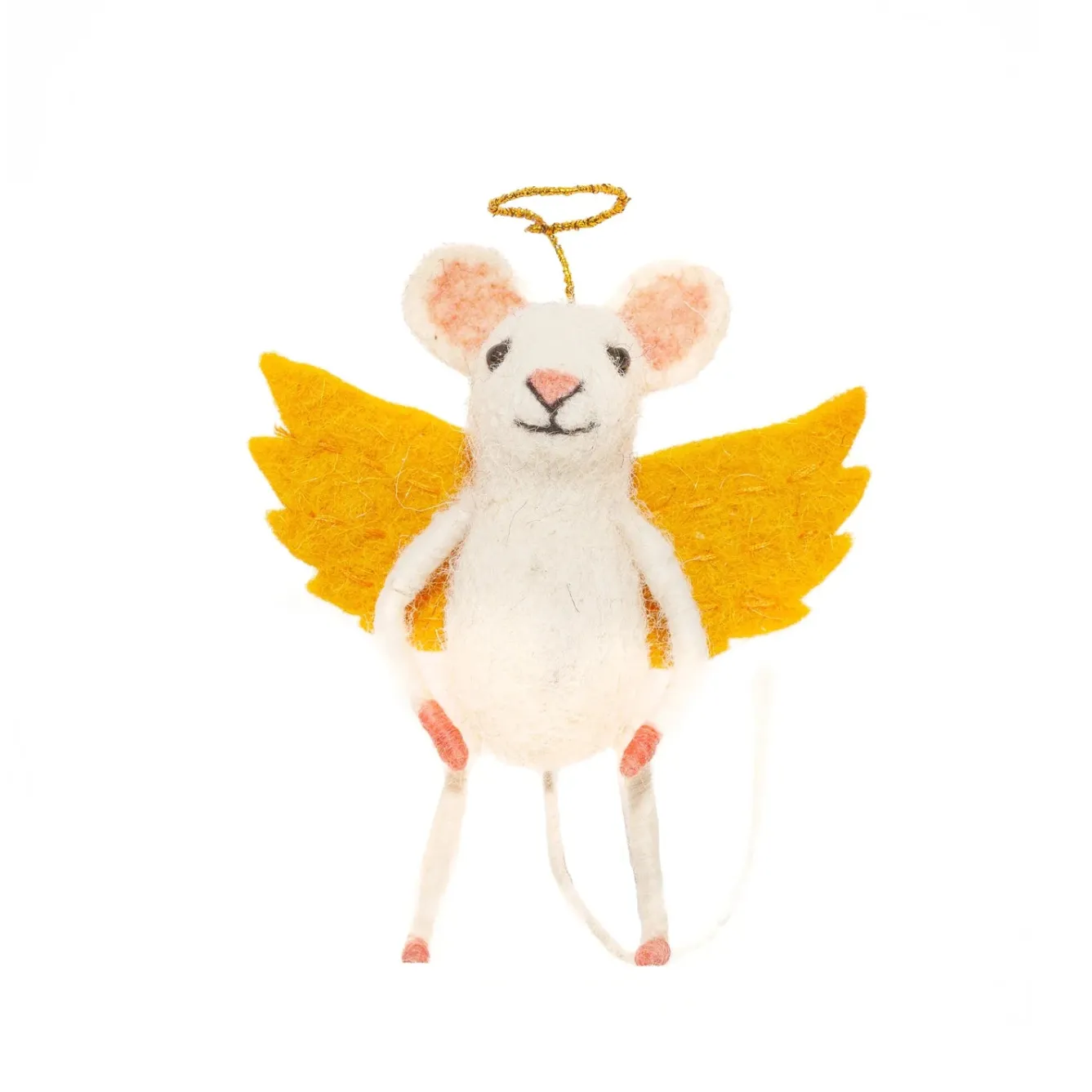 Sew Heart Felt Angel Gabriel Mouse Felt Decoration- Seasonal Decor|Children