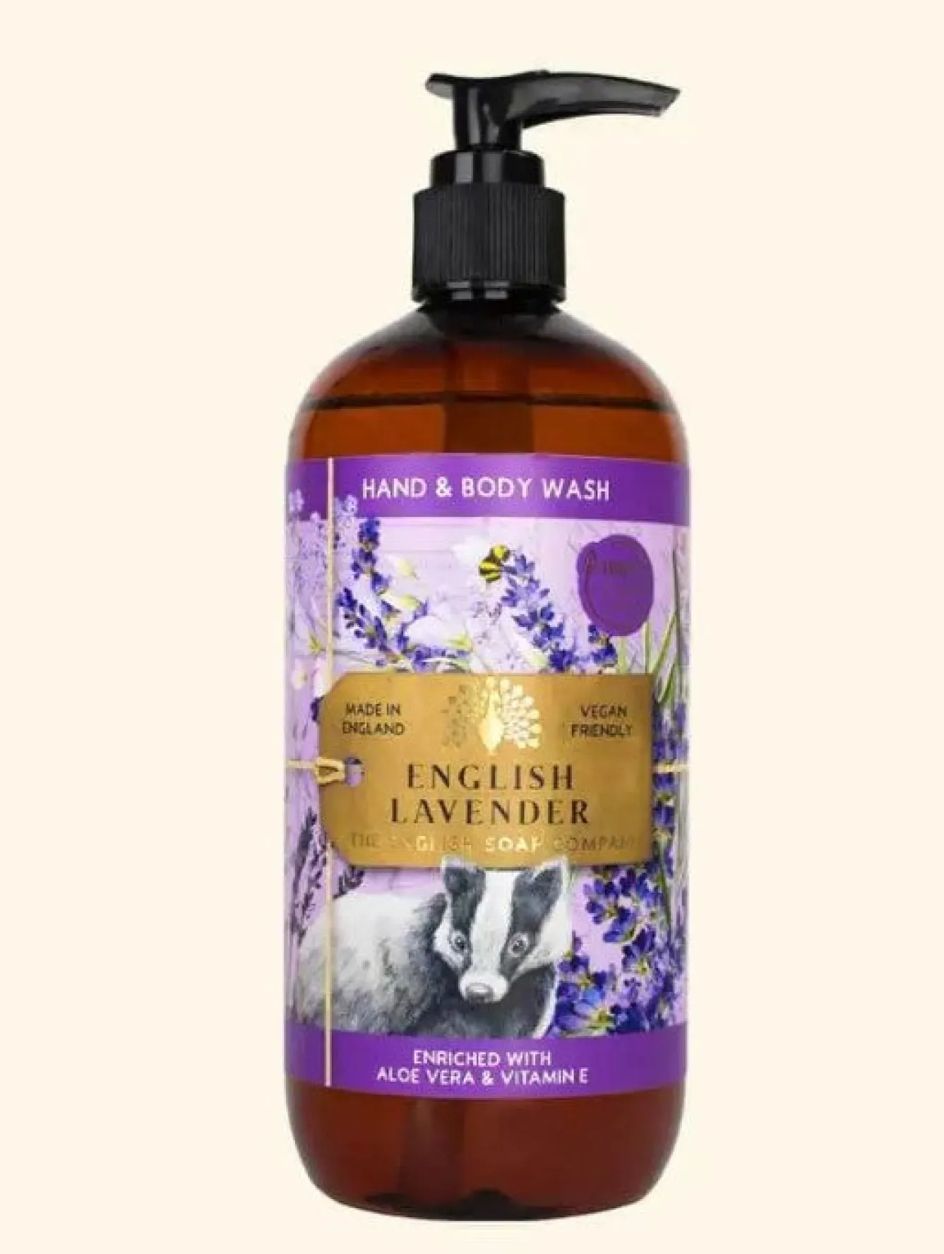 English Soap Company Anniversary English Lavender Hand and Body Wash- Soaps & Lotions