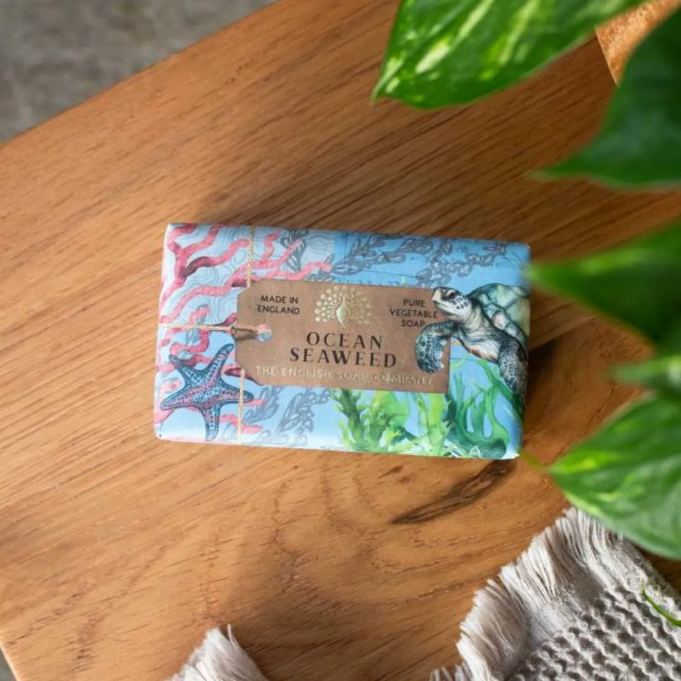 English Soap Company Anniversary Ocean Seaweed Soap- Soaps & Lotions