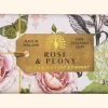 English Soap Company Anniversary Rose & Peony Soap- Soaps & Lotions