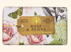 English Soap Company Anniversary Rose & Peony Soap- Soaps & Lotions