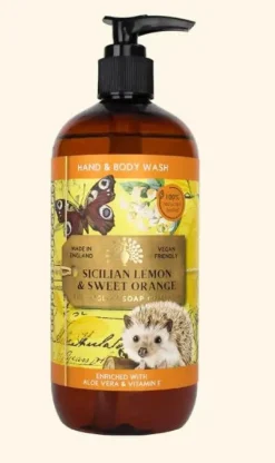 English Soap Company Anniversary Sicilian Lemon & Sweet Orange Hand and Body Wash- Soaps & Lotions