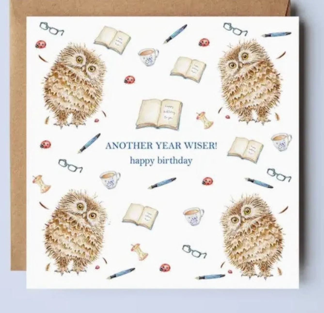 West Country Designs Another Year Wiser Birthday Card- Greeting Cards