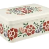 Emma Bridgewater Antique Roses Deep Rectangular Tin- Flowers & Fruits