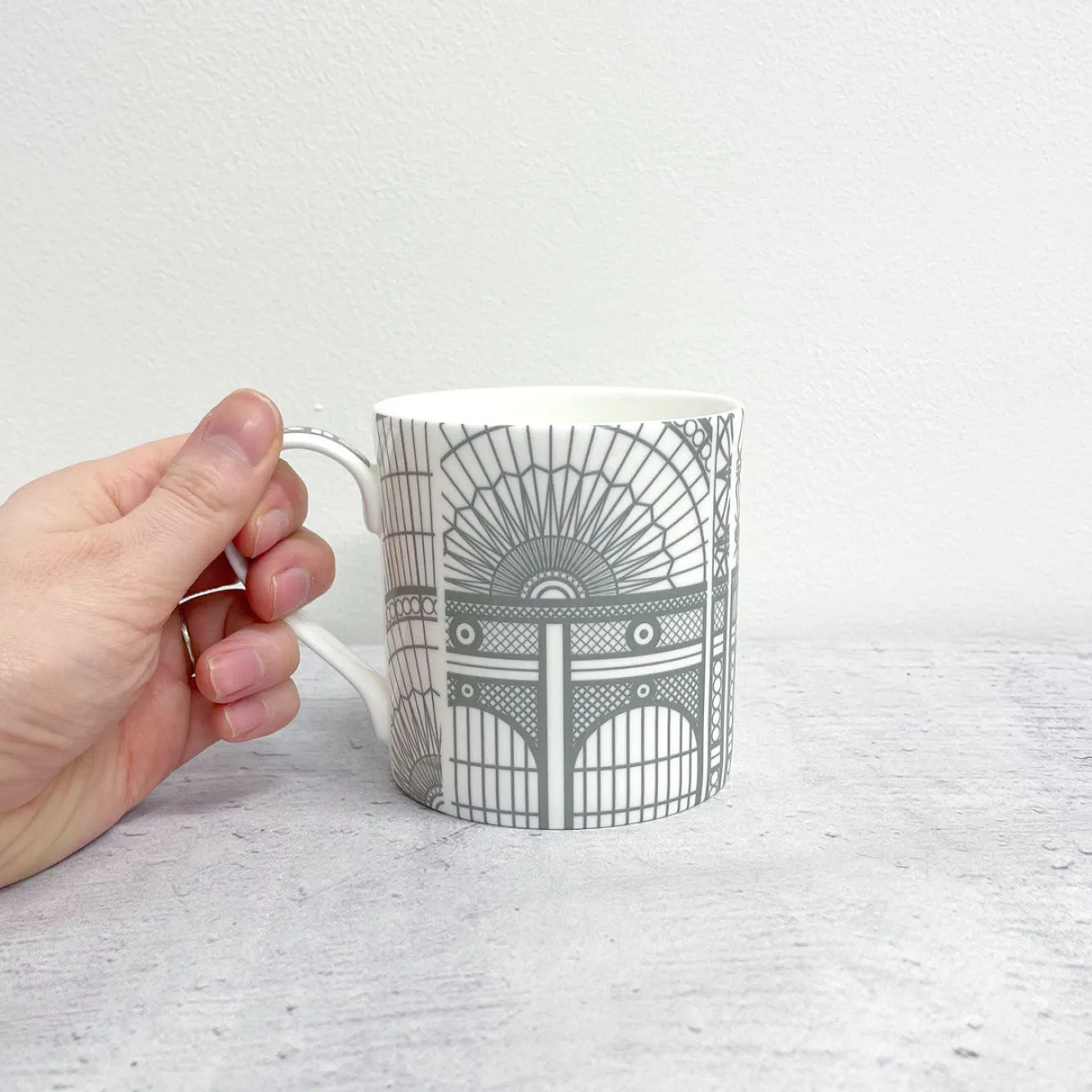 Alex Allday Architecture Fine Bone China Mug - Royal Opera House- Tea|Blues