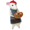 The Crafty Kit Co. Artist Mouse Needle Felting Kit- Crafts|Children