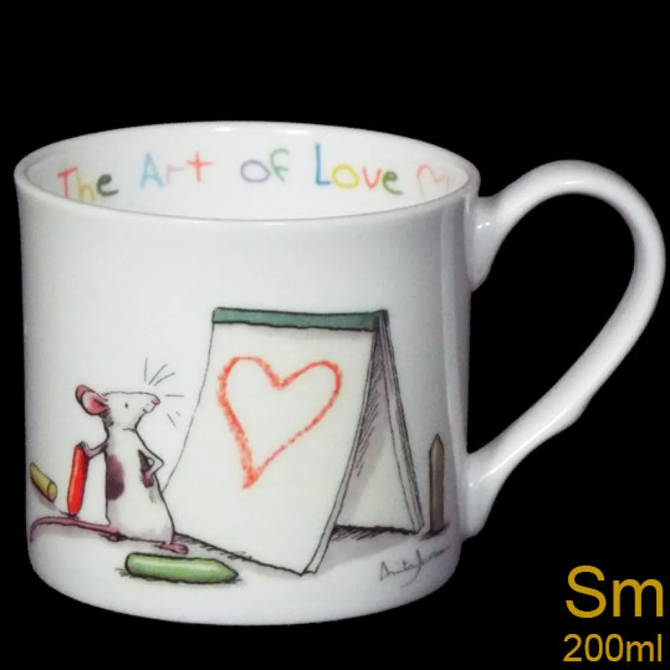 Two Bad Mice Art of Love Small Mug- Tea|Whimsical