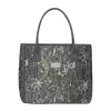 Earth Squared Bags Autumn Jacquard Grey Tote Bag- Bags