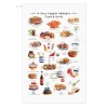 Yeti A Very English Alphabet Food & Drink Tea Towel- Tea|Tea Towels
