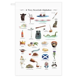 Yeti A Very Scottish Alphabet Tea Towel- Tea|Tea Towels