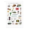 Yeti A Very Welsh Alphabet Tea Towel- Tea|Tea Towels