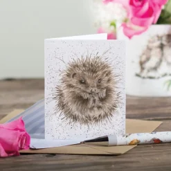 Wrendale Designs 'Awakening' Hedgehog Enclosure Card- Greeting Cards