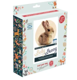 The Crafty Kit Co. Baby Bunny Needle Felting Kit- Crafts