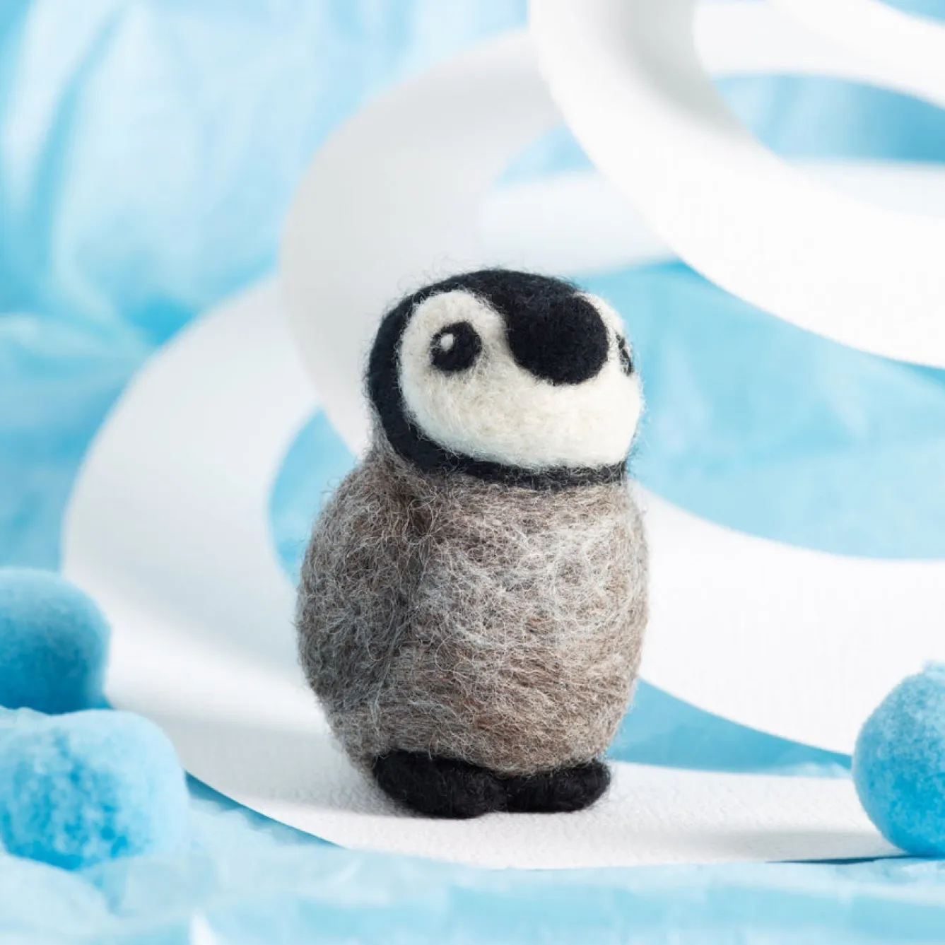 Hawthorn Handmade Baby Penguin Mini Felting Kit- Crafts
