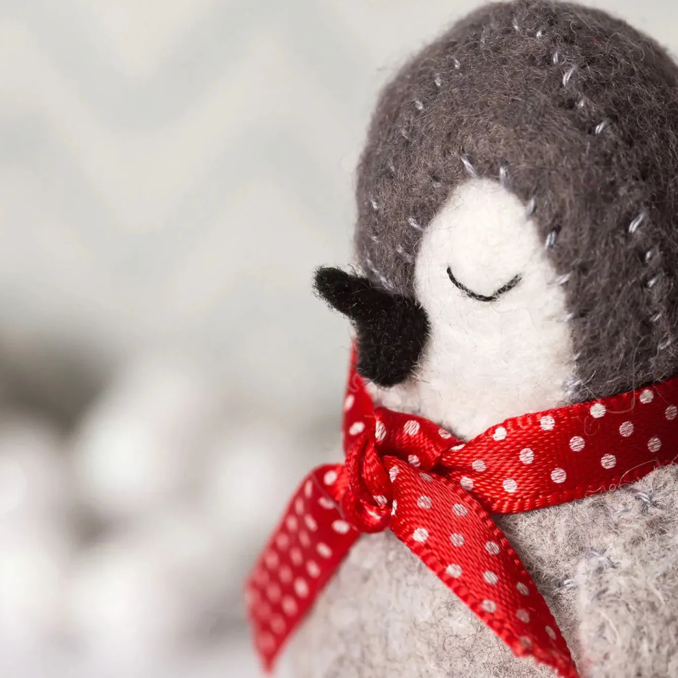 Corinne Lapierre Baby Penguins Wool Mix Felt Craft Kit- Crafts|Children
