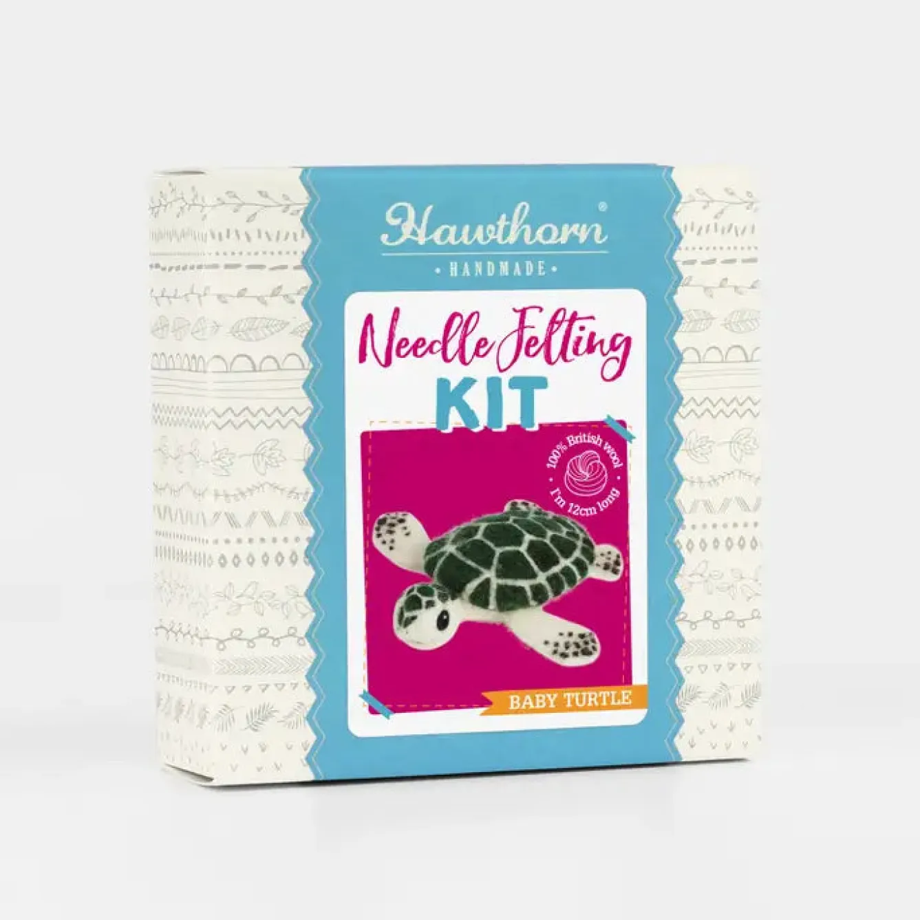 Hawthorn Handmade Baby Sea Turtle Mini Felting Kit- Crafts