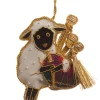 St. Nicolas Bagpiping Sheep Decoration- Royal|Christmas Decorations