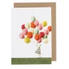 Laura Stoddart Balloons Blank Greetings Card- Greeting Cards